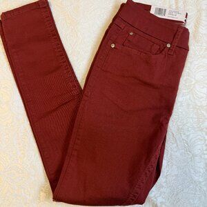 NWT Seven7 High Rise Tummyless Skinny Jean Size 4 Misses